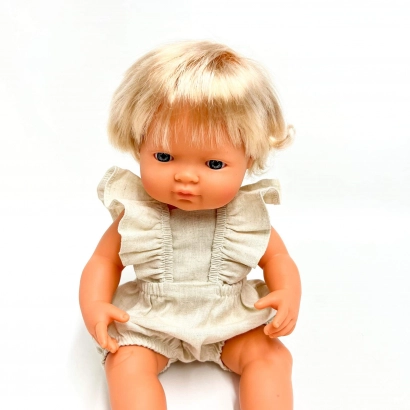 Ubranko z falbankami dla lalki Minilnad 38 cm